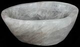 Polished Quartz Bowl - Madagascar #59682-2